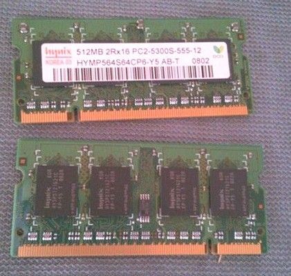 ◆Hynix 512MB×2枚 PC2-5300S