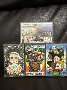 CD付 MIXTAPE DJ BARRIER FREE 4本セット★MIGHTY CROWN RED SPIDER SUNSET