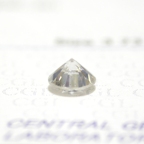 S1123【BSJD】天然ダイヤモンド 0.212ct ルース F/SI-2/GOOD ミルキー ラウンドブリリアント 裸石 中央宝石研究所 宝石ソーティングの画像3