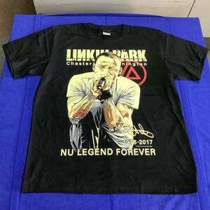 SR13C1. バンドTシャツ XLサイズ　LINKIN PARK 11 リンキンパーク　チェスター・ベニントン　半袖Tシャツ