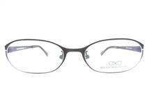 F453 新品 正規品 ROUND CROSS SQUEARE 日本製 メガネフレーム bebe 53□17-140 ブランド ラウンドクロススクエア βチタン 眼鏡 オーバル_画像3
