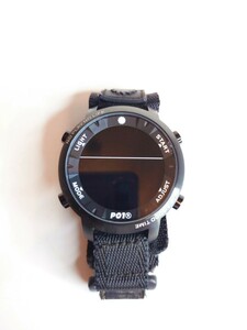 プレイタイム 腕時計 P01 TIME 時計 スーパー デジタル ブラック スマートウォッチ PL-0001 純正品 5S-95000 【動作確認品】 