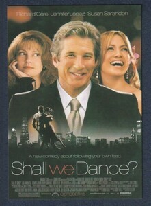 グッズ■2005年【Shall we Dance? シャル・ウィ・ダンス？】[ S ランク ] ポストカード/リチャード・ギア ジェニファー・ロペス