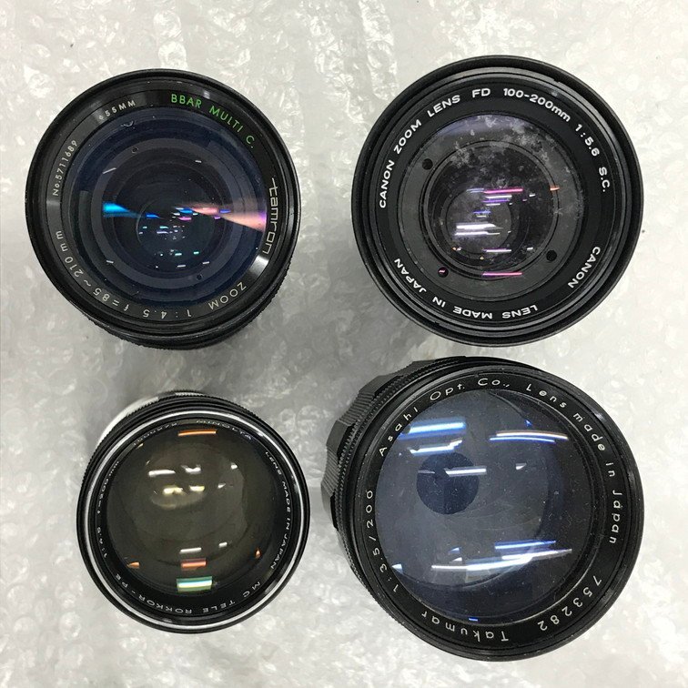 BFBC1017】カメラ用レンズ ジャンクおまとめ キヤノン Canon ニコン