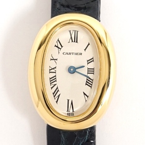 Cartier カルティエ ミニベニュワール 750YG K18YG レディース クォーツ 中古美品