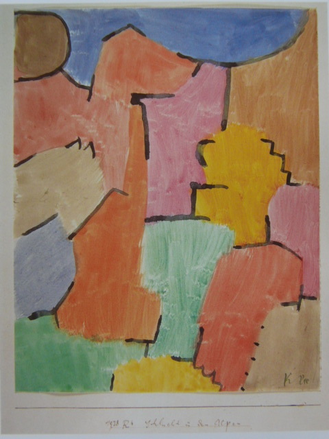 Paul Klee, Paul Klee, [Vallée des Alpes], peintures de livres d'art rares, Bonne condition, Nouveau encadré, livraison gratuite, peintre d'outre-mer, peinture, peinture à l'huile, peinture abstraite