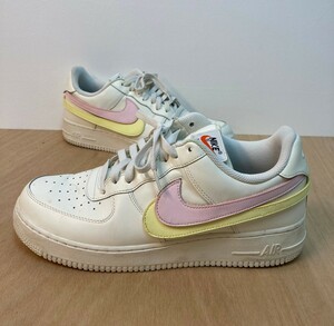 ☆NIKE ナイキ☆NIKE AIR FORCE 1 QS SWOOSH PACK エアフォース スウォッシュ パック AF1 AH8462-101 セイルレザー SAIL　サイズ：29？