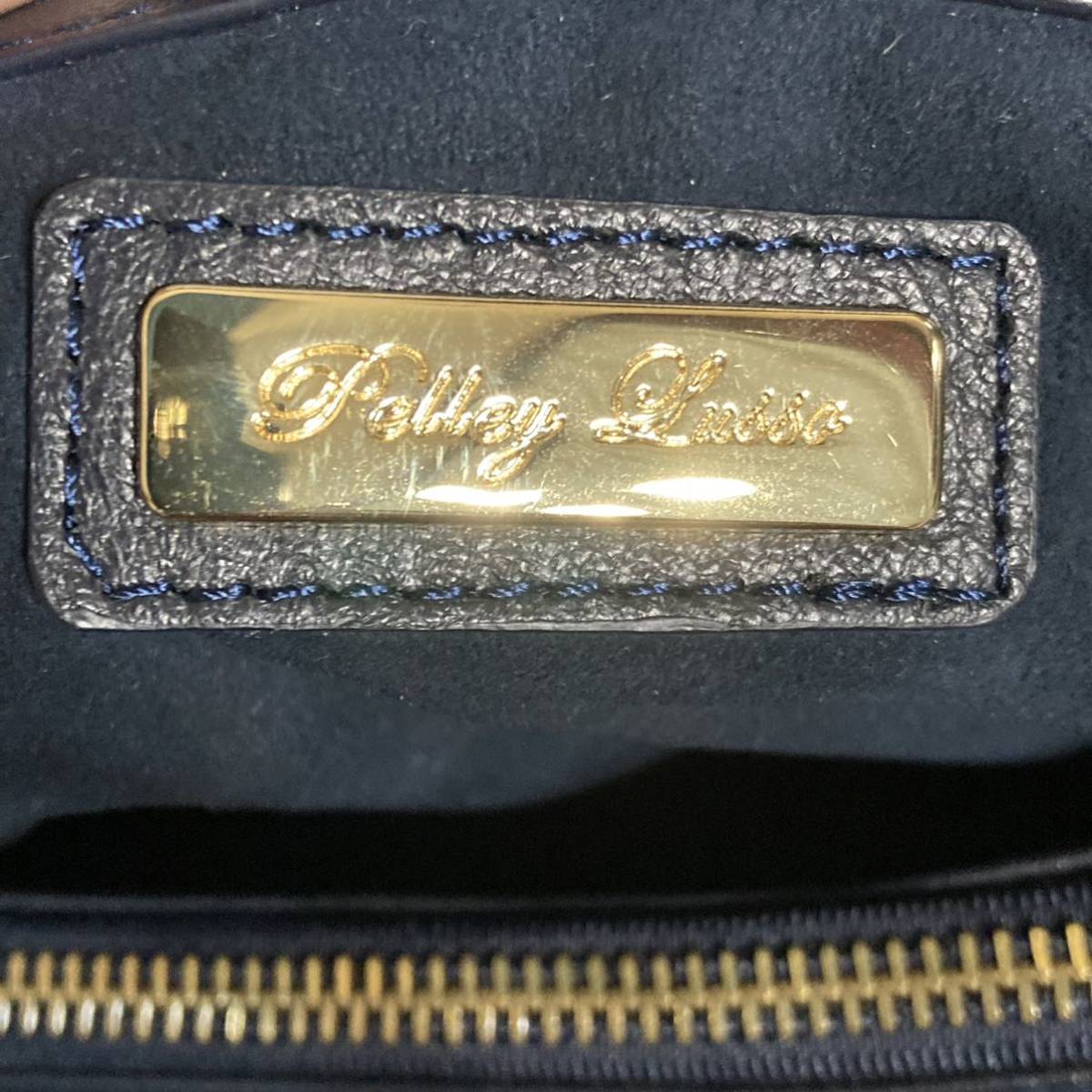 1円 Pelley Lusso クロコダイル 2way ハンドバッグ ショルダーバッグ