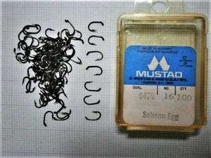 ★処分！Mustadマスタッド・フライフック No.9479 #16, 100本入 Salmon Egg