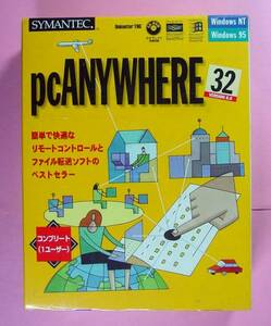 [708]Symantec pcAnywhere8.0 Complete Windows version new goods unopened pi-si-eni. wear remote operation .. control possible :PC-98 PC98