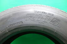 K1734-20 送料無料 225/80R17.5 123/122L 夏タイヤ LT 6本セット ブリヂストン R115 9分山 溝たっぷり 2020年製 ライトトラック 4ｔ_画像6