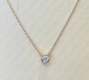 Новый подлинный продукт 4 ° C yon морское ожерелье k10 крупная зерновая коробка с бриллиантами сумки лента золото подарки подарок алмаз