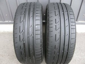 [106146-D]ブリジストン POTENZA ポテンザ S001 215/40R18 85W POTENZAフラグシップ バリ山2015年製 タイヤ2本SET 関東送料2700円