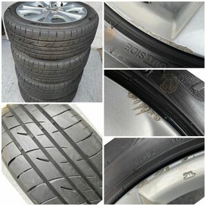 20年式バリ溝。MAZDAマツダ アクセラ 純正 17インチ×7J＋52.5 PCD114.3 5穴 BRIDGESTONE/PLAYZ PX2 205/50R17ラジアルタイヤ付き4本。の画像10