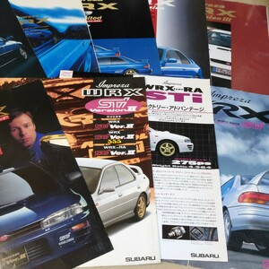 カタログ インプレッサ/GC8/GF8 WRX/STi/バージョン/typeRA/typeR/V-Limited/Version/Ver./555 9冊セット コリンマクレー/カルロスサインツ