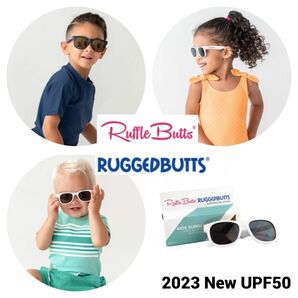 Ruffle Butts 2023 New Kids (White/Navy)Sunglasses 100%UV 