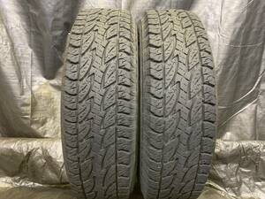 ブリヂストン 195/80R15 DUELER A/T 2本セット 中古タイヤ 195/80-15 ジムニーシエラ など