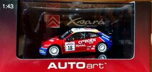 ★★　AUTOart 1：43　★ CITROEN XSARA WRC 2003 S.LOEB/D.ELENA#18(WINNER OF SANREMO)★オートアート★サンレモウィナー18★＃6004_画像1