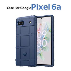 Google Pixel 6a ケース ブルー アーミー