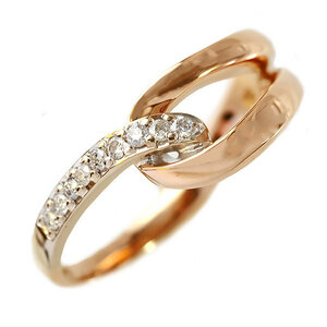 [Бесплатная доставка] [Real] Vendome Vandome ★ Diamond Ring ★ K18PG Pink Gold ★ 10.5 ★ Женские аксессуары ★ Стильно ★