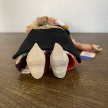 (AD) オランダ製 Genuine ROZETTA Dolls スリープアイ 西洋人形 Vintage 約21cm ロゼッタ ドール 下膨れ 幼女 木靴 Used Junk_画像7