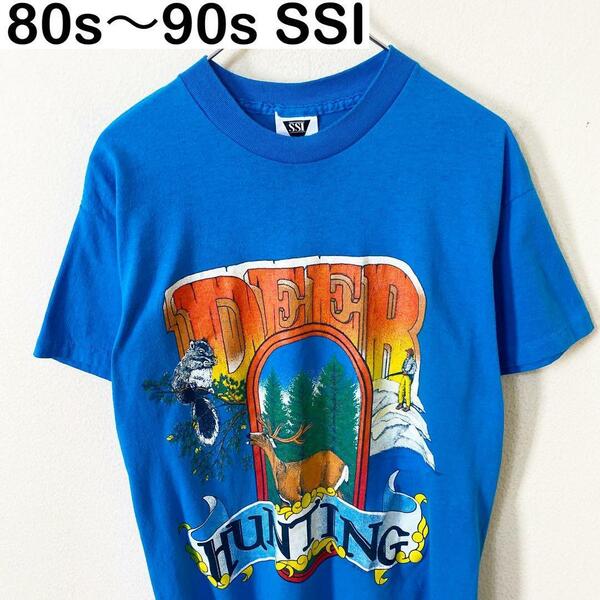 USA製　80s～90s SSI 半袖　プリント　Tシャツ　古着　ヴィンテージ　アメカジ