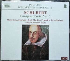 ★極稀2CD★Franz Schubert European Songs シューベルト 歌曲集