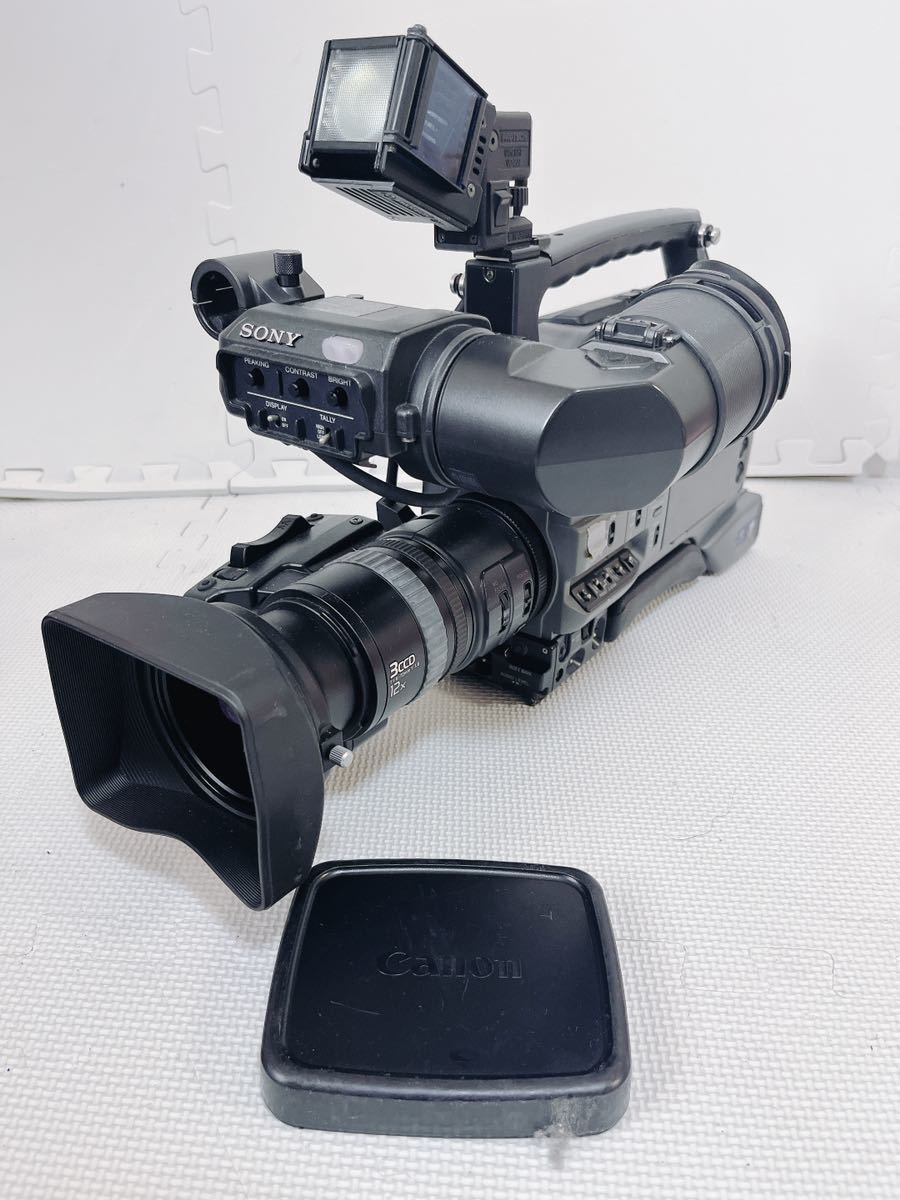 1円スタート】SONY DSR-250 DXF-801 業務用 ビデオ カメラ ソニー