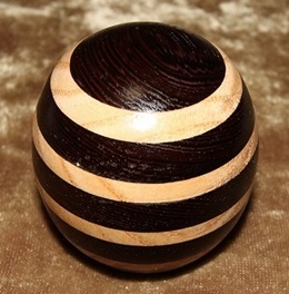 木製シフトノブ(材質：ウエンジ-集成材）12x1.25mm（SP-53.9D56L)