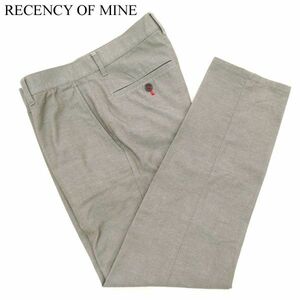 RECENCY OF MINE アバハウス 通年★ ドレスオックス ストレッチ スラックス パンツ Sz.44　メンズ グレー　C3B02515_7#R