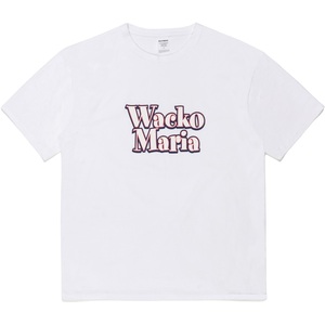 WACKOMARIA WASHED HEAVY WEIGHT CREW NECK T-SHIRT TYPE-2 ワコマリア ティーシャツ Ｔシャツ シャツ アロハ 攻殻機動隊 トラウザーWHT M