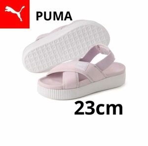 Puma プラットフォームサンダル 23cm ピンク