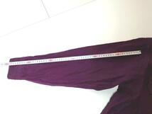 B60 woolrich ウールリッチ 長袖 シャツ ネルシャツ ワークシャツ 紫 系 赤紫 綺麗な色 XL_画像10
