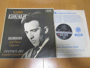  rough maninof piano concerto no. 3 number britain DECCA ED1 SXL6057ashukena-jifi -stroke la-li