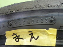 ダンロップ　α13SP　110/70R17　140/70R17　前後セット　中古　センターバリ溝_画像4