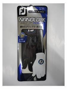 #FJ NANOLOCK TOUR 20 foot Joy nano блокировка Tour кожзаменитель мужской перчатка [BK/21cm]{ превосходный рукоятка сила * долговечность }