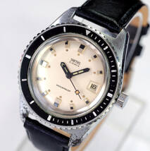 SMITHS スミス ダイバーズウォッチ DIVER WATCH 1960年代頃 イギリス 英国 機械式手巻き 腕時計 ダイバーウォッチ 回転ベゼル デイト レア_画像1