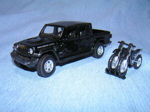 .1/32 ダイキャストミニカー Jeep Rubicon Gladiator ジープ グラディエーター 黒