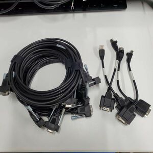@T0392 NetApp консоль серийный кабель адаптер 4 шт. комплект PN:112-00111 PN:112-00054 RJ45 DB9