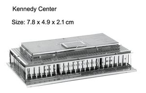 [ Kennedy Center/keneti center ]DIY- child therefore. 3D construction model puzzle oil tower, disassembly house, famous . building. fading n yellowtail 