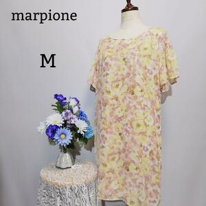 marpione 極上美品　膝丈ワンピース　Mサイズ　花柄系