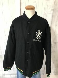 激シブ・NESTA BRAND/ネスタブランド ビッグサイズ ウールスタジャン 黒 XXL ヴィンテージ