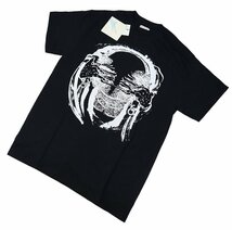 アローズ別注！【 NIPOALOHA / ニポアロハ 】和を感じる北斎漫画 グラフィックTシャツ ブラック / リラックスM_画像1