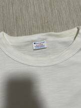 champion 星 柄 ポケット ワンポイント ロゴ Tee シャツ WHITE XL アメカジ_画像7