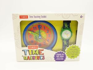 4-5 未使用 TIMEX タイメックス TIME TEACHER TOOLKIT タイム ティーチャー クロックセット 知育 キッズ 腕時計 男の子 TWG014900