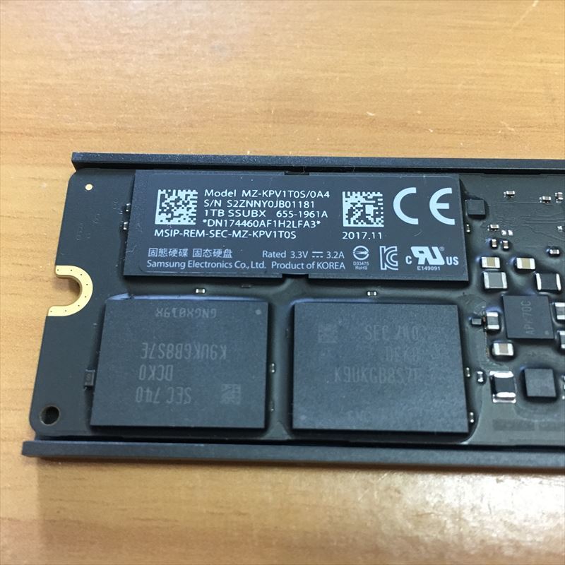 4) Apple 純正SSD Samsung 1TB MZ-KPV1T0S/0A4 | JChere雅虎拍卖代购