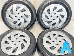 中古タイヤ サマータイヤ ホイールセット 4本セット 185/60R15 トヨタ純正 15x5.5 100-4穴 ブリヂストン ネクストリー