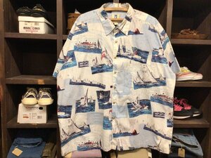 ビックサイズ MADE IN HAWAII KAHALA ALOHA S/S SHIRT SIZE XXL アメリカ製 カハラ アロハ 半袖 シャツ ヨット