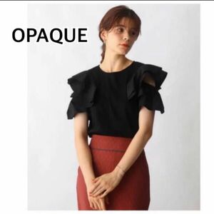 BEAUTE DE OPAQUE ドッキングWフリルトップス 