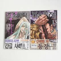 【韓国語】2冊セット★呪術廻戦 12・13巻★芥見下々★Jujutsu Kaisen★Gege Akutami★Manga 漫画 洋書［C］_画像1